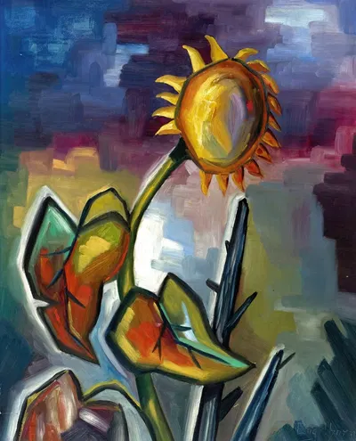Sonnenblume by Роберт Энгельгорн — digital art print download