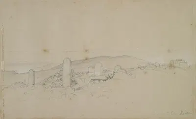 Syrian sketch (Mount Sinai) by John Frederick Lewis — digital art print download