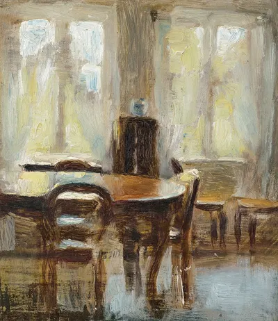 Spisestue by Vilhelm Hammershøi, 1888 — digital art print download
