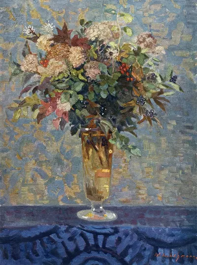 Herbststrauss by Wilhelm Ludwig Lehmann, 1917 — digital art print download