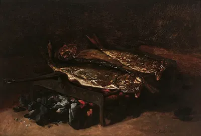 Harengs sur un gril by Франсуа Бонвен — digital art print download