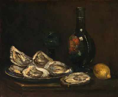 Still Life with Oysters by Франсуа Бонвен — digital art print download