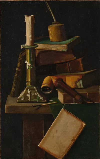 The Scholar's Table by John Frederick Peto, 1905 — digital art print download