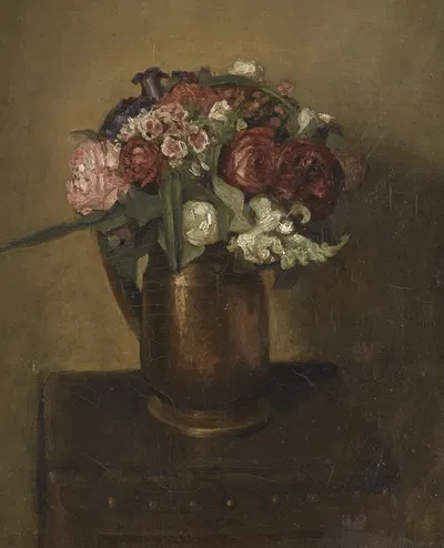 Flowers in a Jug by Mark Gertler — digital art print download