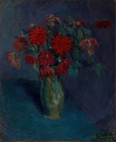 Bouquet de fleurs by Nicolas Alexandrovitch Tarkhoff, 1905 — digital art print download