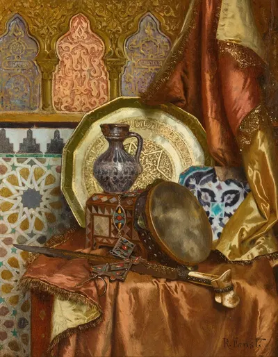 A Still life with Moroccan Objects by Рудольф Эрнст — digital art print download