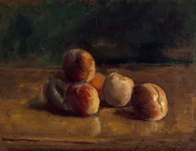 Nature morte aux pêches by Sarah Bernhardt, 1922 — digital art print download