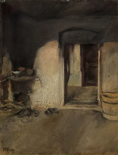 Kücheninterieur by Wilhelm Leibl, 1888 — digital art print download