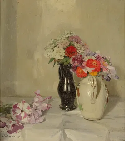 Zinnias by William Nicholson, 1911 — digital art print download
