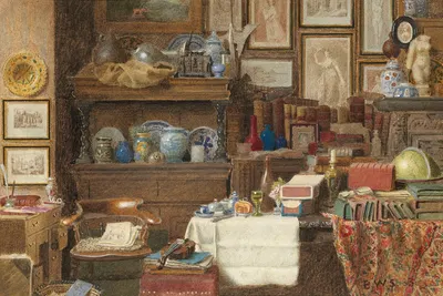 Déjeuner à la fourchette by Benjamin Walter Spiers, 1883 — digital art print download