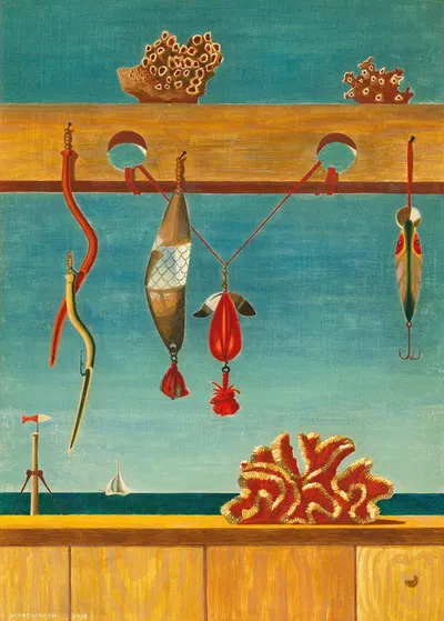 Les Plats du Jour by Эдвард Уэдсворт, 1938 — digital art print download