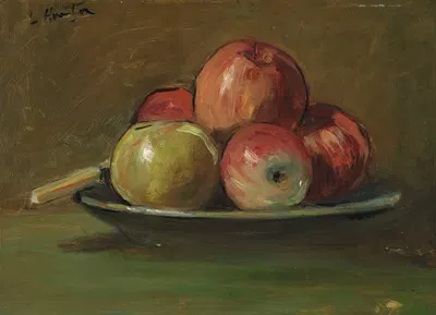 Still-Life with Apples by Джордж Лесли Хантер — digital art print download