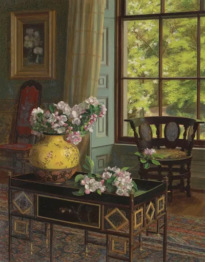 Apple Blossom by Jessica Hayllar, 1886 — digital art print download