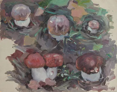 Mushrooms by Мария Якунчикова — digital art print download