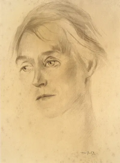Head of a woman by Мина Арндт — digital art print download
