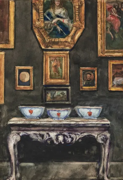 Interior at Windlestone by Сэр Уильям Иден — digital art print download