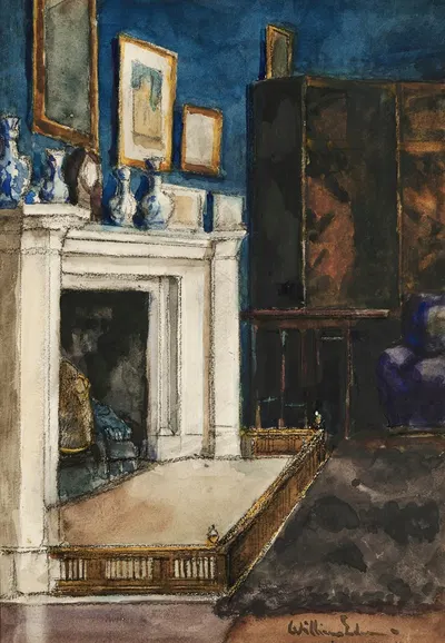 Interior at Windlestone by Сэр Уильям Иден — digital art print download