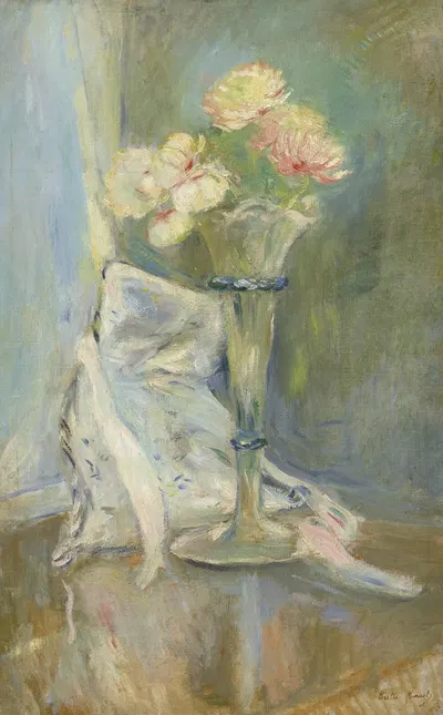 Anémones roses by Берт Морисо, 1891 — digital art print download