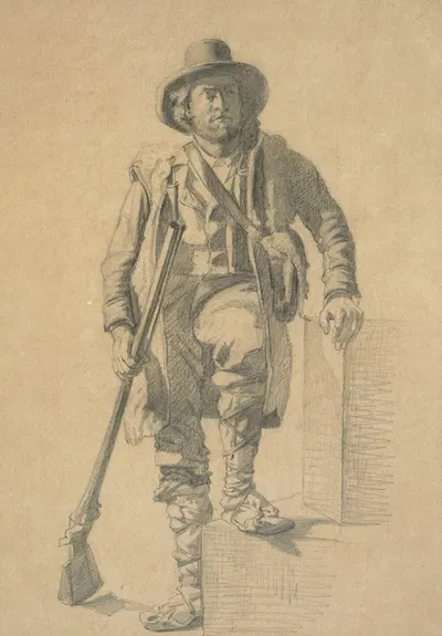 A mountaineer by Петр ван дер Вельден — digital art print download