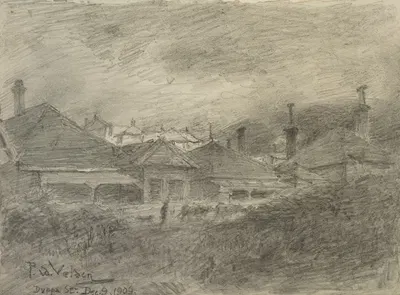 Duppa St, Wellington by Петр ван дер Вельден, 1909 — digital art print download