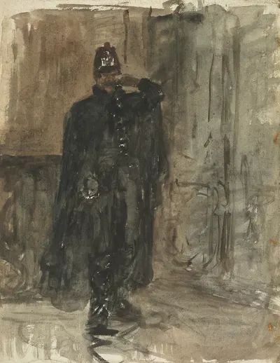 Dutch policeman by Petrus van der Velden — digital art print download