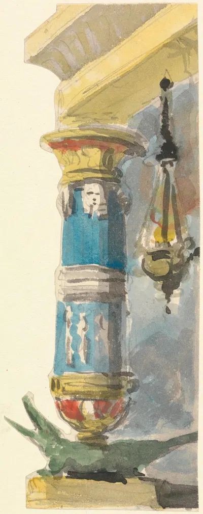 Design for an Egyptian Column by Томас Грив — digital art print download