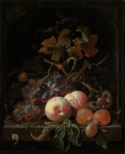 Fruchtstilleben by Abraham Mignon — digital art print download
