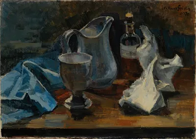 Blaues Stilleben by Артур Гримм, 1930 — digital art print download