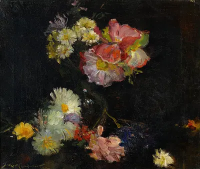 A floral still life by Бенджамин Уэст Клайндинст, 1917 — digital art print download
