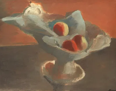 Apples in White Bowl by Бернард Менинский — digital art print download