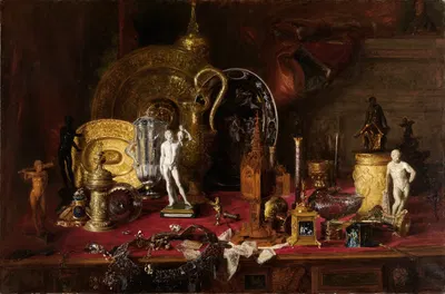 Kunstwerke aus der Sammlung des Sir Richard Wallace by Blaise-Alexandre Desgoffe, 1880 — digital art print download