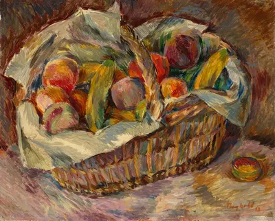Früchtekorb by Эдмунд Конрад Фердинанд фон Фрейхольд, 1913 — digital art print download