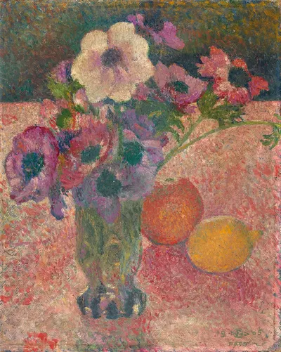 Les Anémones by Georges Lemmen, 1905 — digital art print download