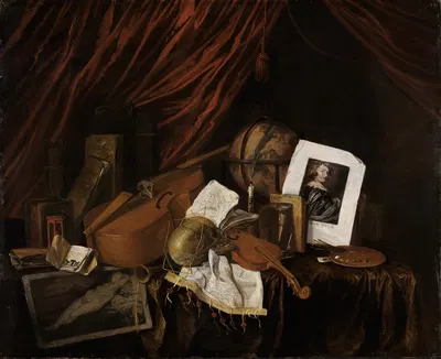 Vanitas Stillleben by Jacques de Claeuw, 1679 — digital art print download