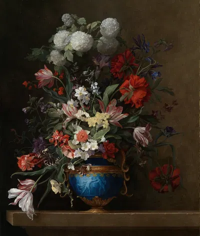 Blumenstillleben by Jean Michel Picart, 1653 — digital art print download