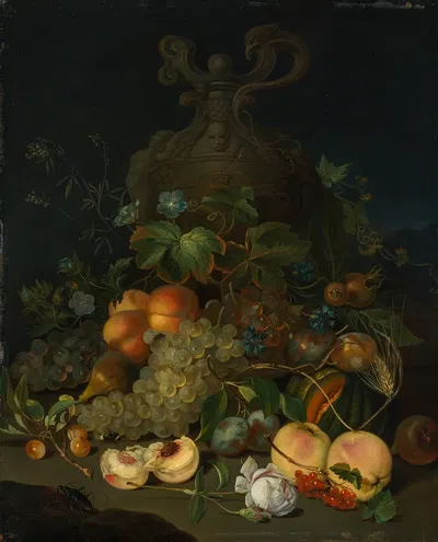 Fruchtstillleben by Юстус Юнкер, 1762 — digital art print download