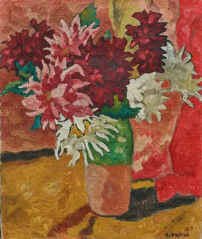 Bouquet de dalhias by Луи Вальтат, 1940 — digital art print download