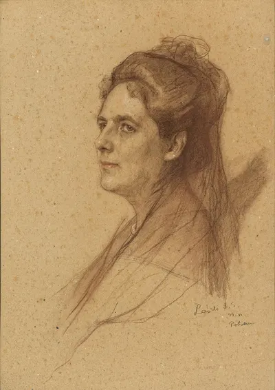 Portrait of Countess Therese Brockdorff, née von Loën (1846–1924) by Philip Alexius de László, 1846–1924 — digital art…
