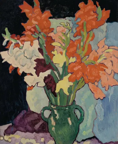 Glaïeuls à la cruche verte by Louis Valtat, 1944 — digital art print download