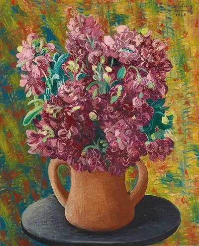 Bouquet de giroflées by Моис Кислинг, 1948 — digital art print download