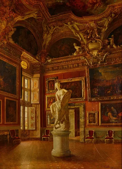 Interior of the Pitti Palace by Oreste Costa — digital art print download