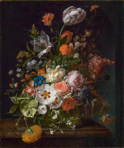 Blumenstrauß by Rachel Ruysch, 1715 — digital art print download