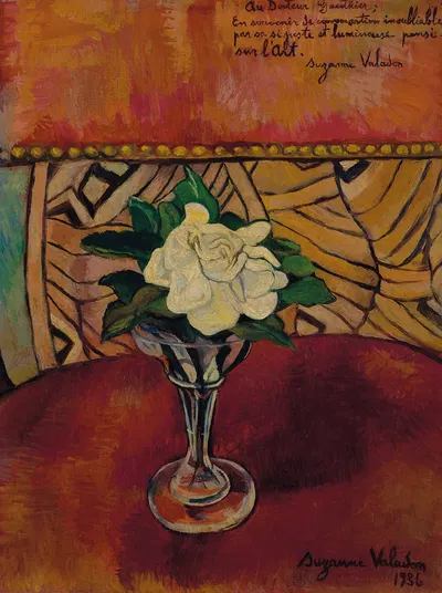 Nature morte à la rose blanche by Сюзанна Валадон, 1936 — digital art print download