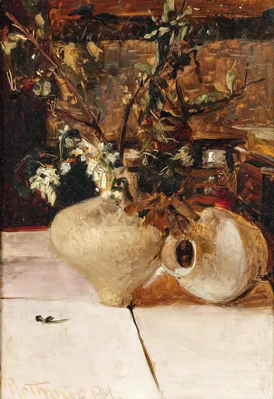 Still life with vases by Alexander Rothaug — digital art print download