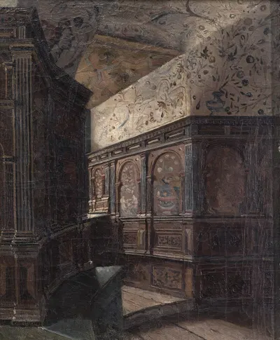 Duke Karl's Tower Chamber at Gripsholm by Эрнст Йозефсон, 1870 — digital art print download