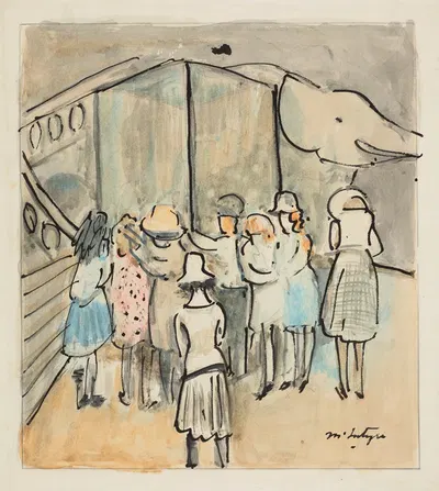Tickets for the elephant by Рэймонд Макинтайр — digital art print download