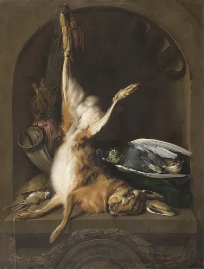 Still Life with a Hare by Ян Вейникс — digital art print download
