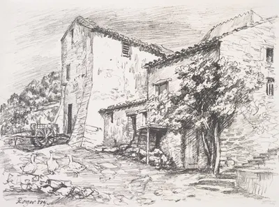 Farmhouse by Роджер Фрай — digital art print download