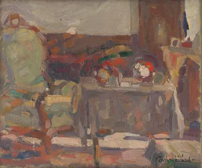 Interiér izby by Константин Ковари-Качмарик, 1905–1910 — digital art print download
