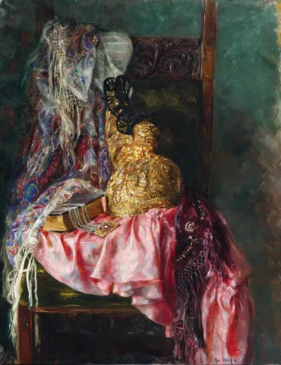 Die Goldhaube by Max Schödl, 1910 — digital art print download
